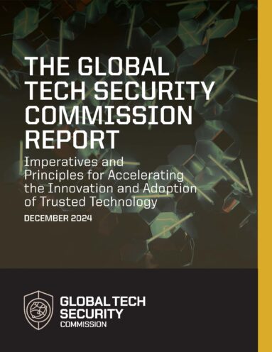Global Tech Security Commission Report cover